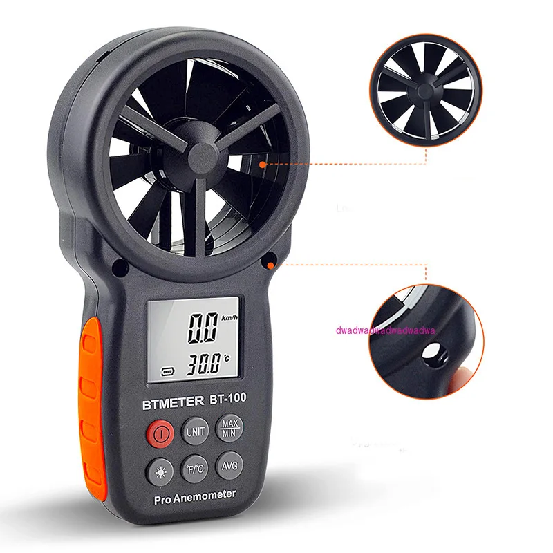 Anemometer Digital Anemometer Handheld Wind Speed and Cold Wind Temperature Meter
Anemometer Digital Anemometer Handheld Wind Speed and Cold Wind Temperature Meter