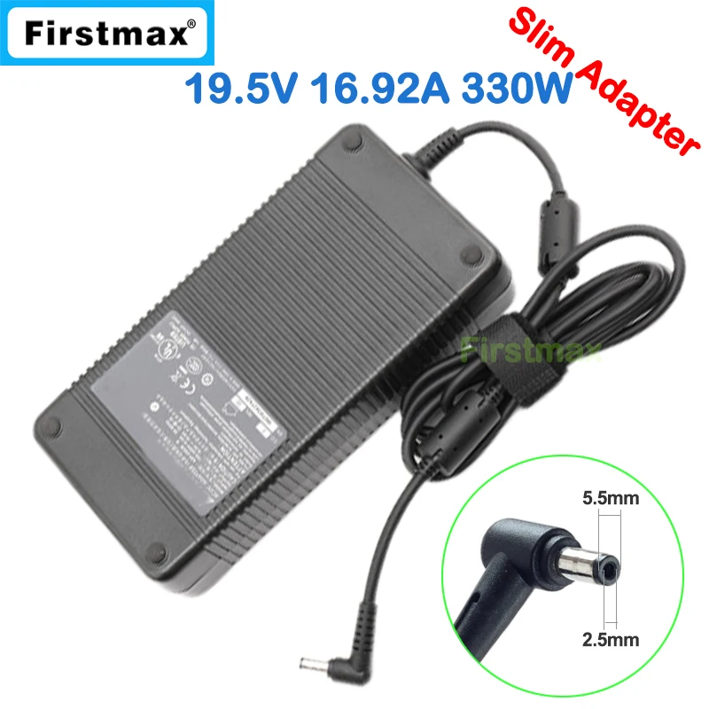 Gaming Laptop Power Supply 19.5V 16.92A 330W Charger For Medion Erazer Beast X30 for MSI GT77 For Clevo PD70 ADP-330AB D
Gaming Laptop Power Supply 19.5V 16.92A 330W Charger For Medion Erazer Beast X30 for MSI GT77 For Clevo PD70 ADP-330AB D