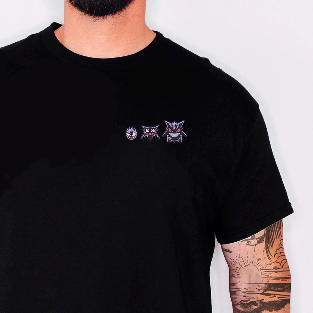 Oversized Gengar PKM Embroidered Tee Tops Gengar PKM EMB Matching Birthday Loose Causal T Shirt Gengar Japan Anime T-shirt
Oversized Gengar PKM Embroidered Tee Tops Gengar PKM EMB Matching Birthday Loose Causal T Shirt Gengar Japan Anime T-shirt