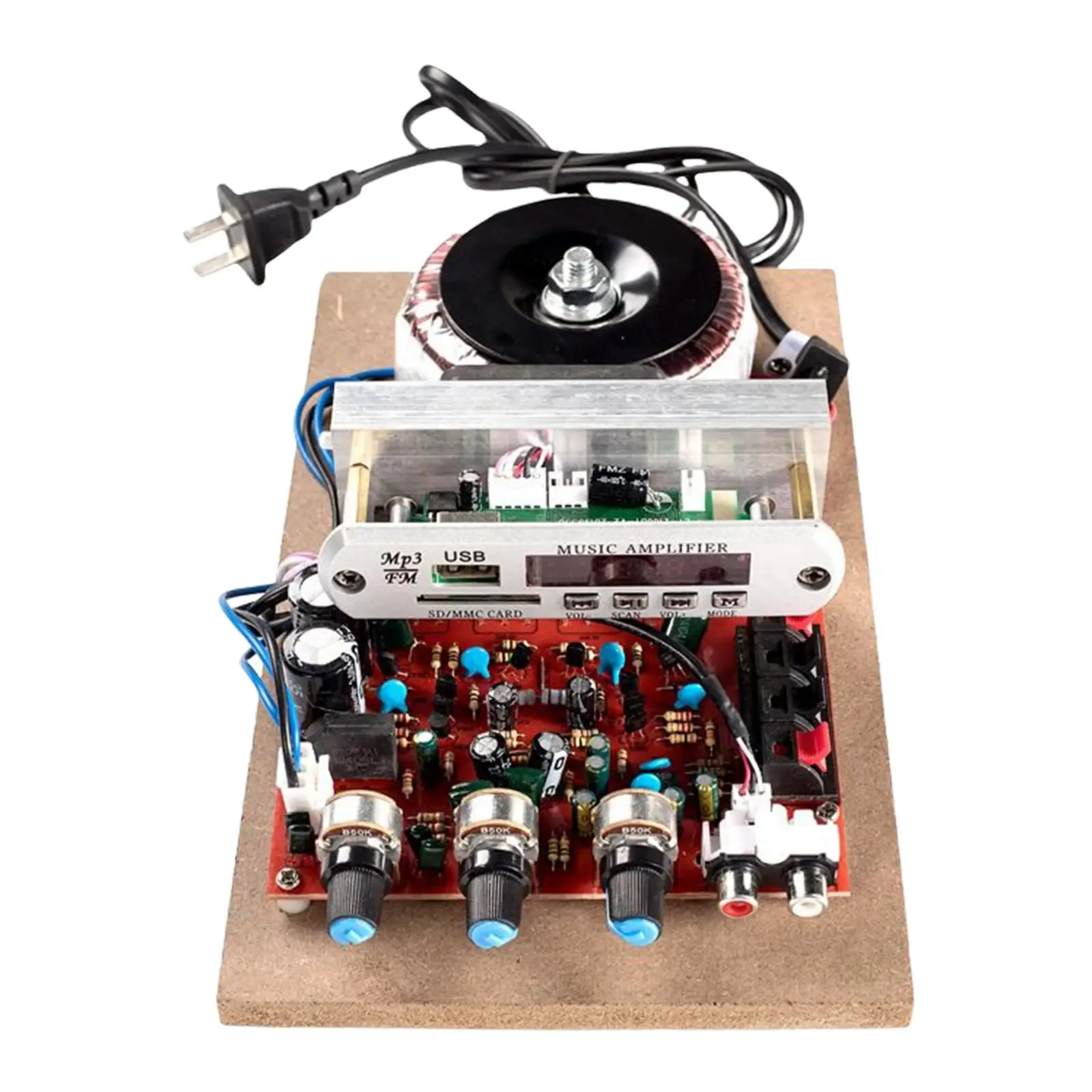 Audio Power Amplifier Bluetooth-Compatible 220V DIY 2 Channel HiFi Sound Quality 180W+180W Peak Output Module Home Audio System
Audio Power Amplifier Bluetooth-Compatible 220V DIY 2 Channel HiFi Sound Quality 180W+180W Peak Output Module Home Audio System