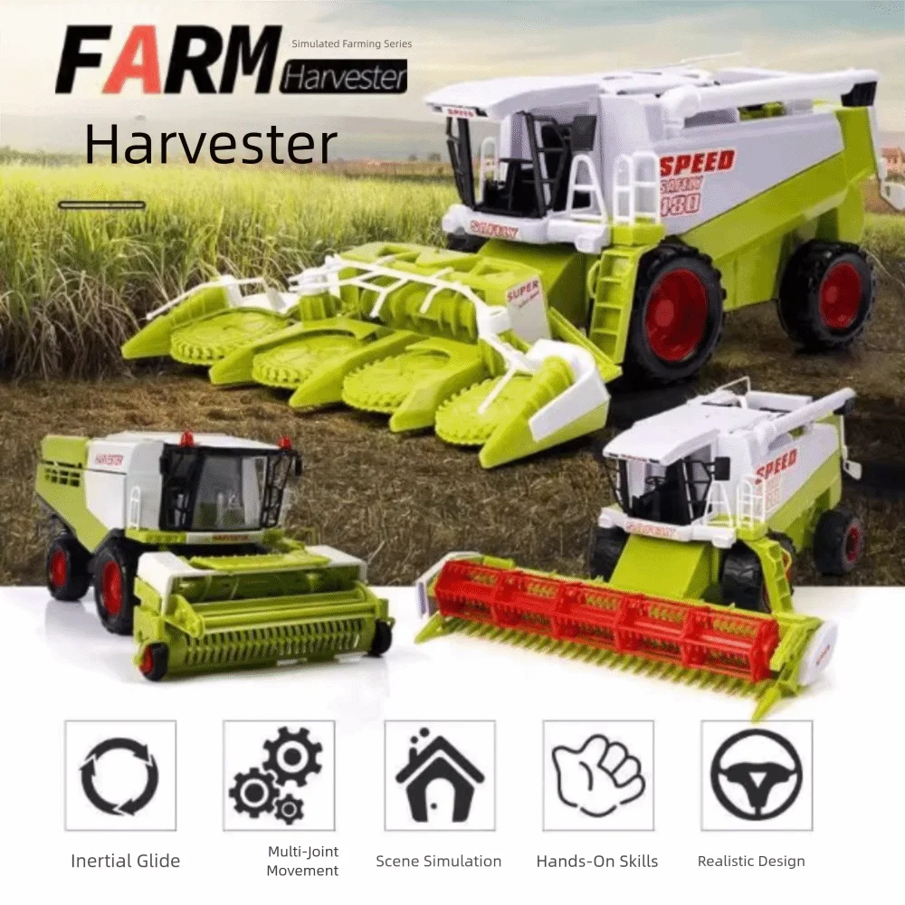 High Simulation Farm Tractor Inertial Driving Fall Resistance Harvester Truck Model Educational Movable Joint Farm Truck
High Simulation Farm Tractor Inertial Driving Fall Resistance Harvester Truck Model Educational Movable Joint Farm Truck