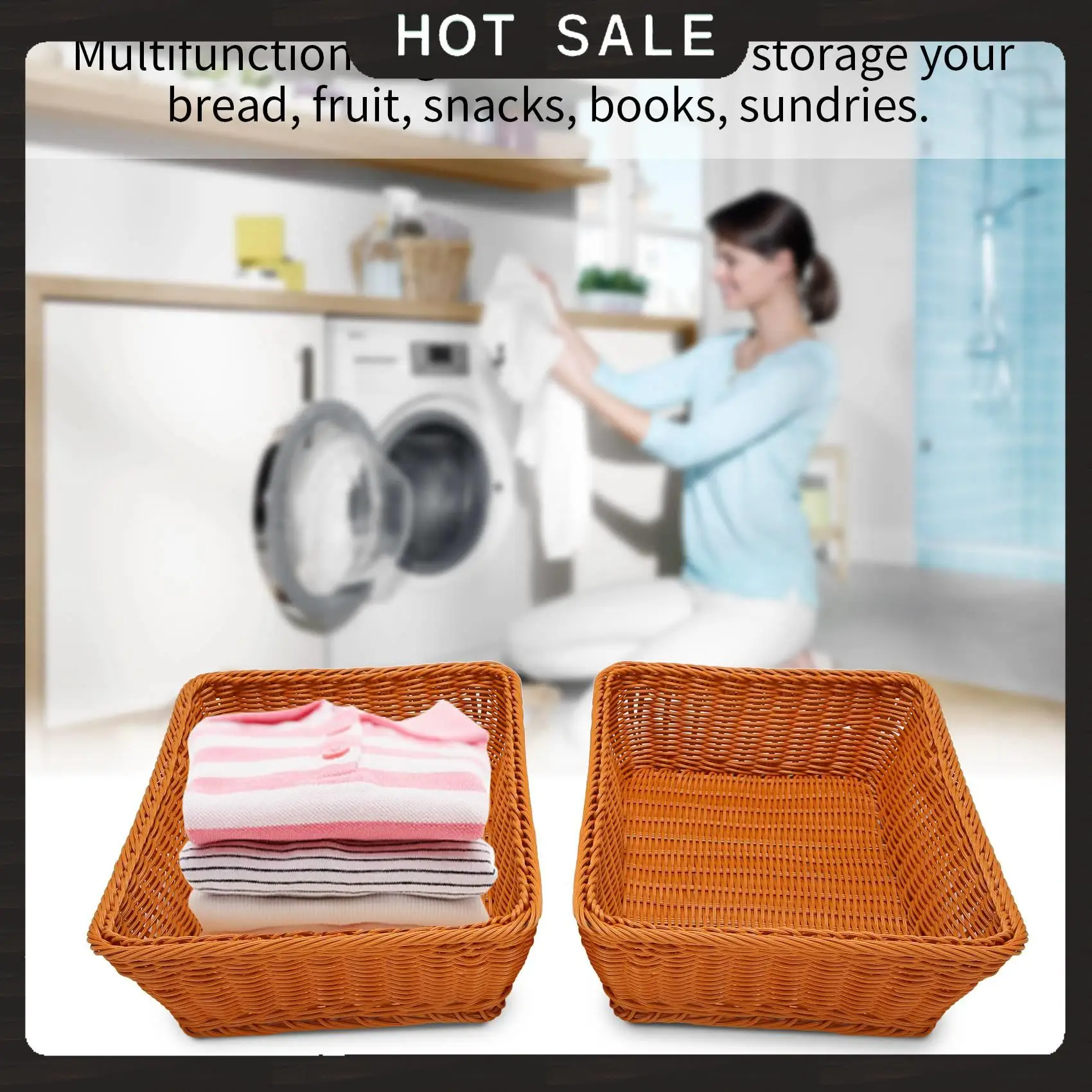 24-Hour Delivery 2 Pcs Hand-Woven Rattan Woven Bread Basket,Wicker Food Serving Basket For Fruit,Vegetables,Home Kitchen,Restaur
24-Hour Delivery 2 Pcs Hand-Woven Rattan Woven Bread Basket,Wicker Food Serving Basket For Fruit,Vegetables,Home Kitchen,Restaur
