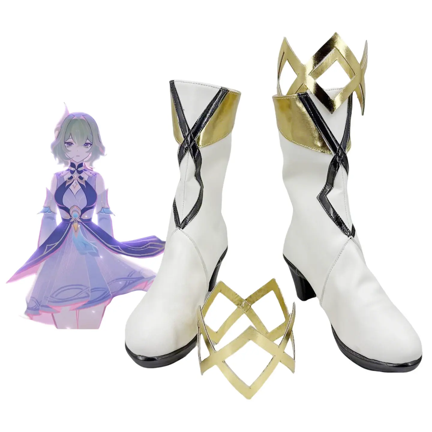 Genshin Impact Tholindis Cosplay Shoes Boots Halloween Costume Accessory Prop
Genshin Impact Tholindis Cosplay Shoes Boots Halloween Costume Accessory Prop
