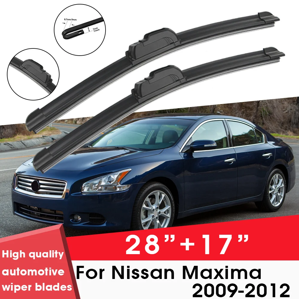 Автомобильные щетки стеклоочистителя для Nissan Maxima 2009-2012 28 "+ 17" Лобовое стекло чистые резиновые силиконовые автомобили салфетки и аксессуары
Автомобильные щетки стеклоочистителя для Nissan Maxima 2009-2012 28 "+ 17" Лобовое стекло чистые резиновые силиконовые автомобили салфетки и аксессуары