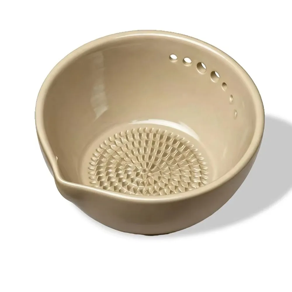 Easy To Use Manual Garlic Grater Bowl 2-in-1 Multi-Hole Herb Stripper Bowl Handmade Compact Garlic Grinder Camping Kitchen
Easy To Use Manual Garlic Grater Bowl 2-in-1 Multi-Hole Herb Stripper Bowl Handmade Compact Garlic Grinder Camping Kitchen