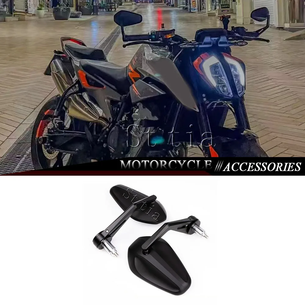For 390 690 790 890 990 DUKE 1290 1390 Super Duke R EVO 2013-2025 New Motorcycle Handle Bar End Mirrors Side Rearview Mirror
For 390 690 790 890 990 DUKE 1290 1390 Super Duke R EVO 2013-2025 New Motorcycle Handle Bar End Mirrors Side Rearview Mirror