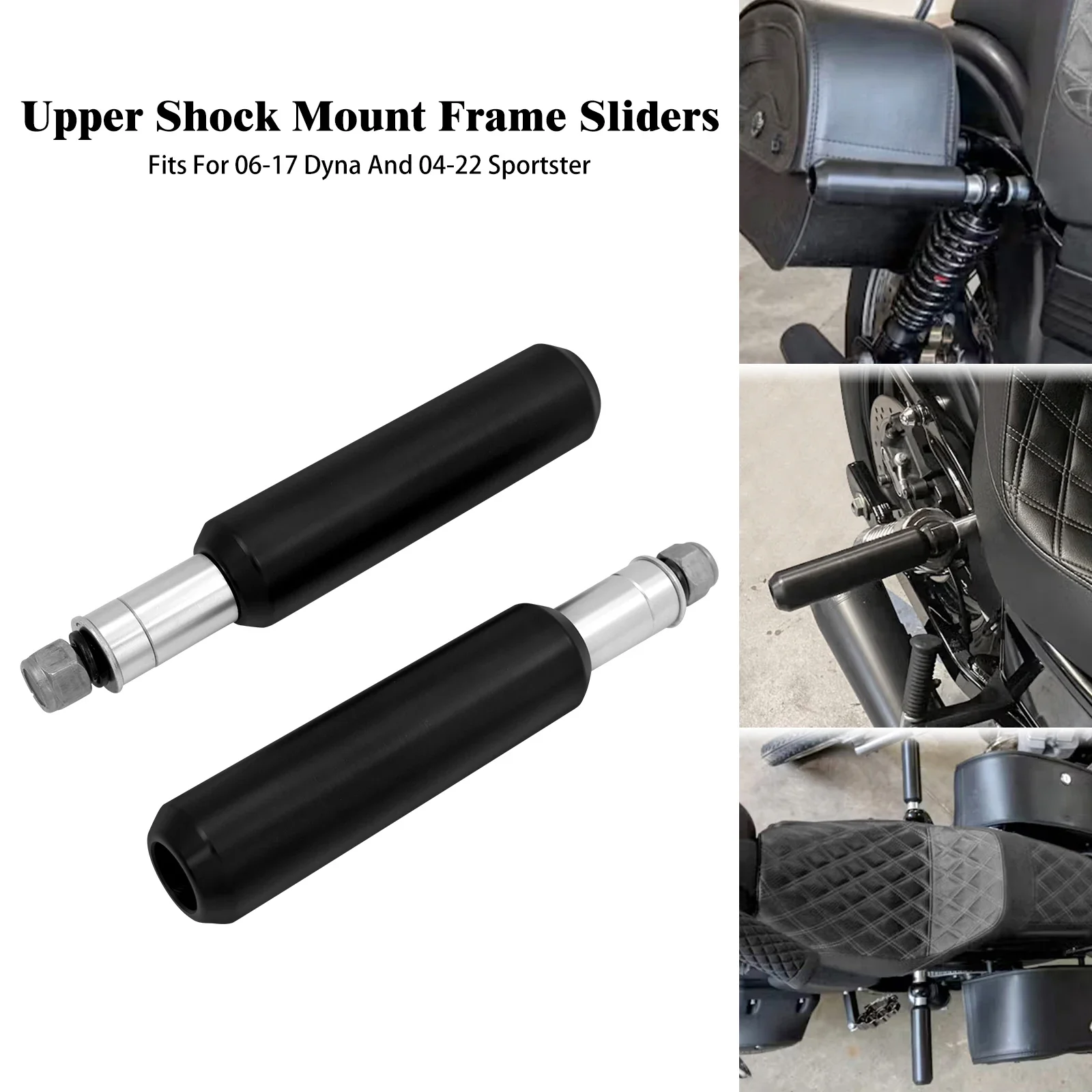 Motorcycle Frame Sliders Upper Shock Mount Crash Bar For Harley Dyna Fat Bob FXDL 06-2017 Sportster XL 2004-22 Falling Protector
Motorcycle Frame Sliders Upper Shock Mount Crash Bar For Harley Dyna Fat Bob FXDL 06-2017 Sportster XL 2004-22 Falling Protector