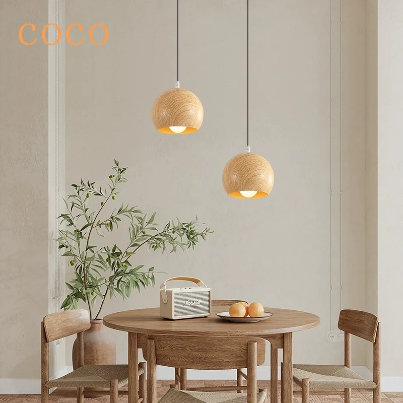 Original wood grain wabi sabi style pendant light LED Nordic creative bedroom headboard homestay bar decoration lighting
Original wood grain wabi sabi style pendant light LED Nordic creative bedroom headboard homestay bar decoration lighting