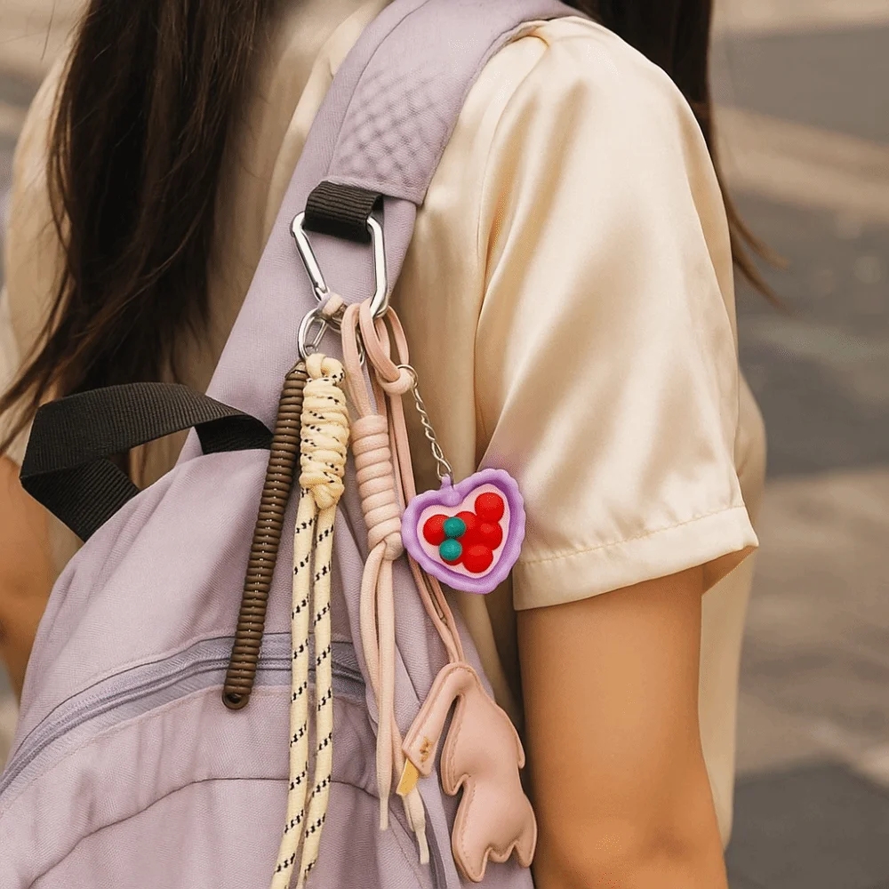 Key Chain PU Roast Duck Bag Charms Hand-Woven Handmade Simulation Food Keychain Y2K Ins Leather Roast Duck Pendant Children Girl
Key Chain PU Roast Duck Bag Charms Hand-Woven Handmade Simulation Food Keychain Y2K Ins Leather Roast Duck Pendant Children Girl
