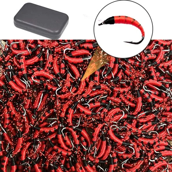 25Pcs Fly Fishing Lure Dry Wet Nymph Scud Fly Bug Worm Trout Fishing Flies Artificial Insect Fishing Bait Lure
25Pcs Fly Fishing Lure Dry Wet Nymph Scud Fly Bug Worm Trout Fishing Flies Artificial Insect Fishing Bait Lure
