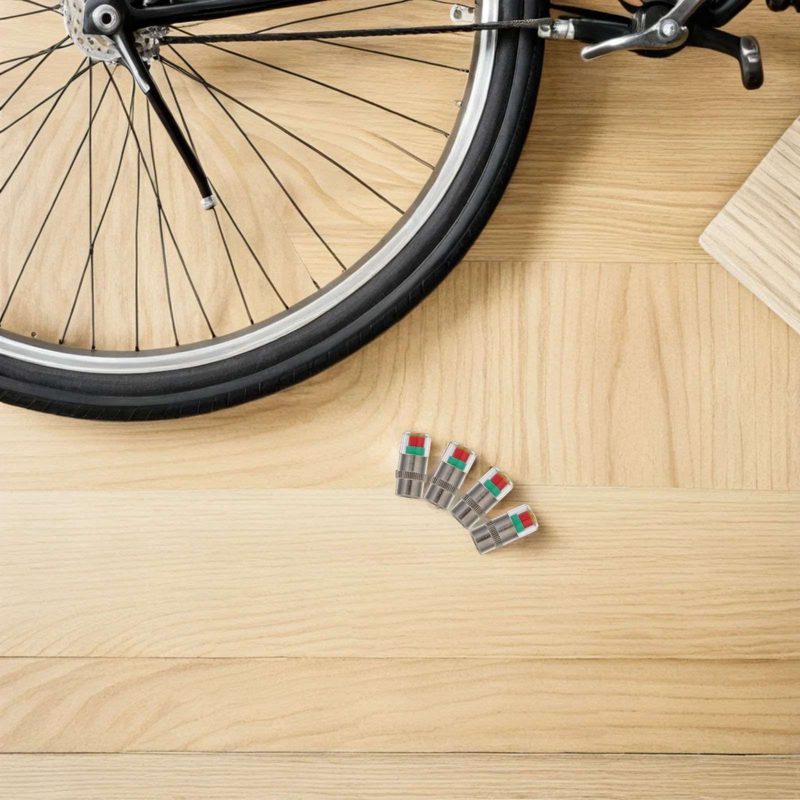 4Pcs Car Tire Pressure Monitor Stem Caps Vehicle Pressure Warning Sensor Indicator Copper Core for Cars Trucks Motorcycles 
4Pcs Car Tire Pressure Monitor Stem Caps Vehicle Pressure Warning Sensor Indicator Copper Core for Cars Trucks Motorcycles