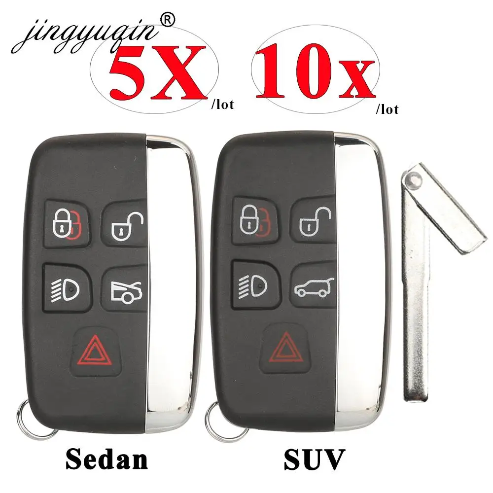 Jingyuqin 5/10 шт. дистанционный 5BT корпус автомобильного ключа для Land Rover Range Rover Sport Evoque Discovery 4 Jaguar Freelander XFL XE XJ Smart
Jingyuqin 5/10 шт. дистанционный 5BT корпус автомобильного ключа для Land Rover Range Rover Sport Evoque Discovery 4 Jaguar Freelander XFL XE XJ Smart