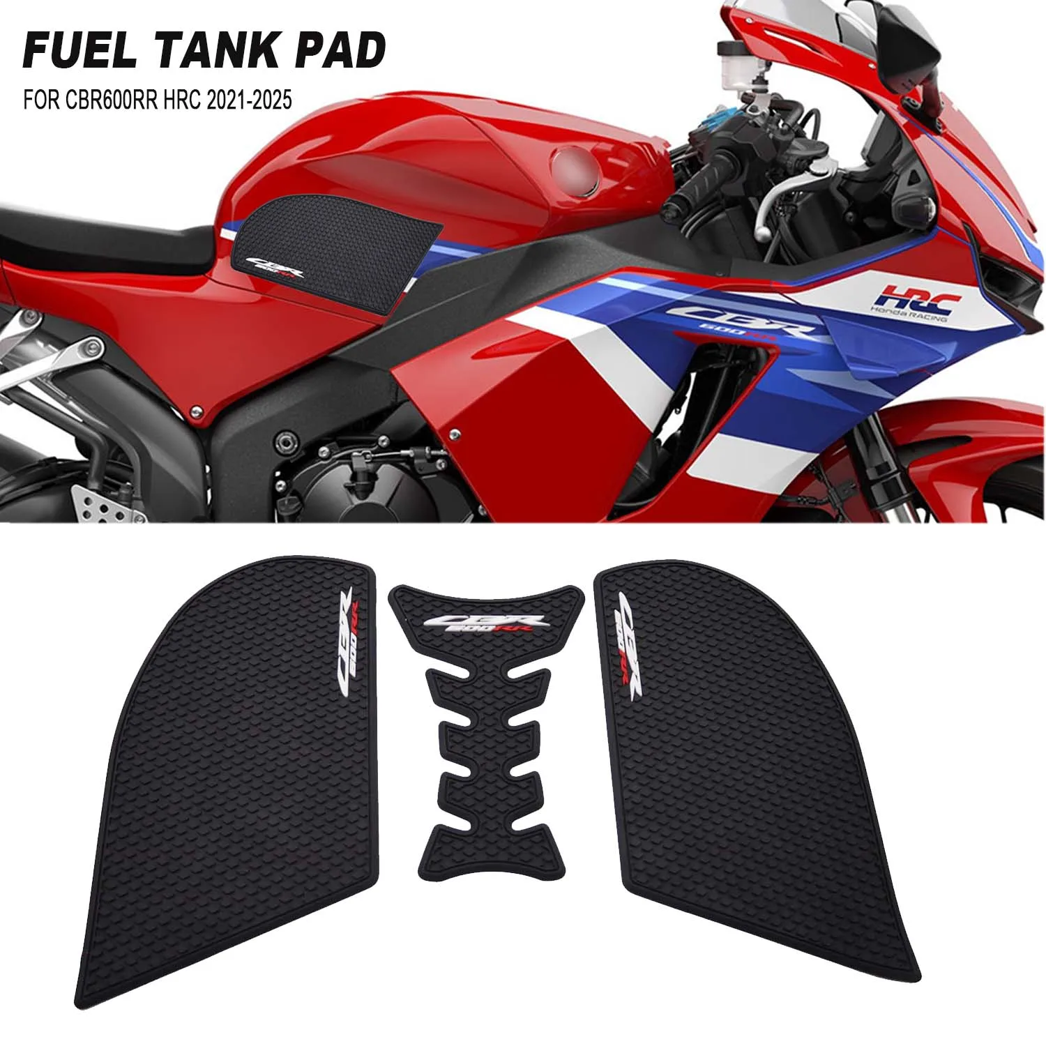 Тяговая накладка на бак мотоцикла, противоскользящая наклейка, газовая наколенница, защита для Honda CBR600RR cbr600rr HRC 2021 2022 2023 2024 2025
Тяговая накладка на бак мотоцикла, противоскользящая наклейка, газовая наколенница, защита для Honda CBR600RR cbr600rr HRC 2021 2022 2023 2024 2025