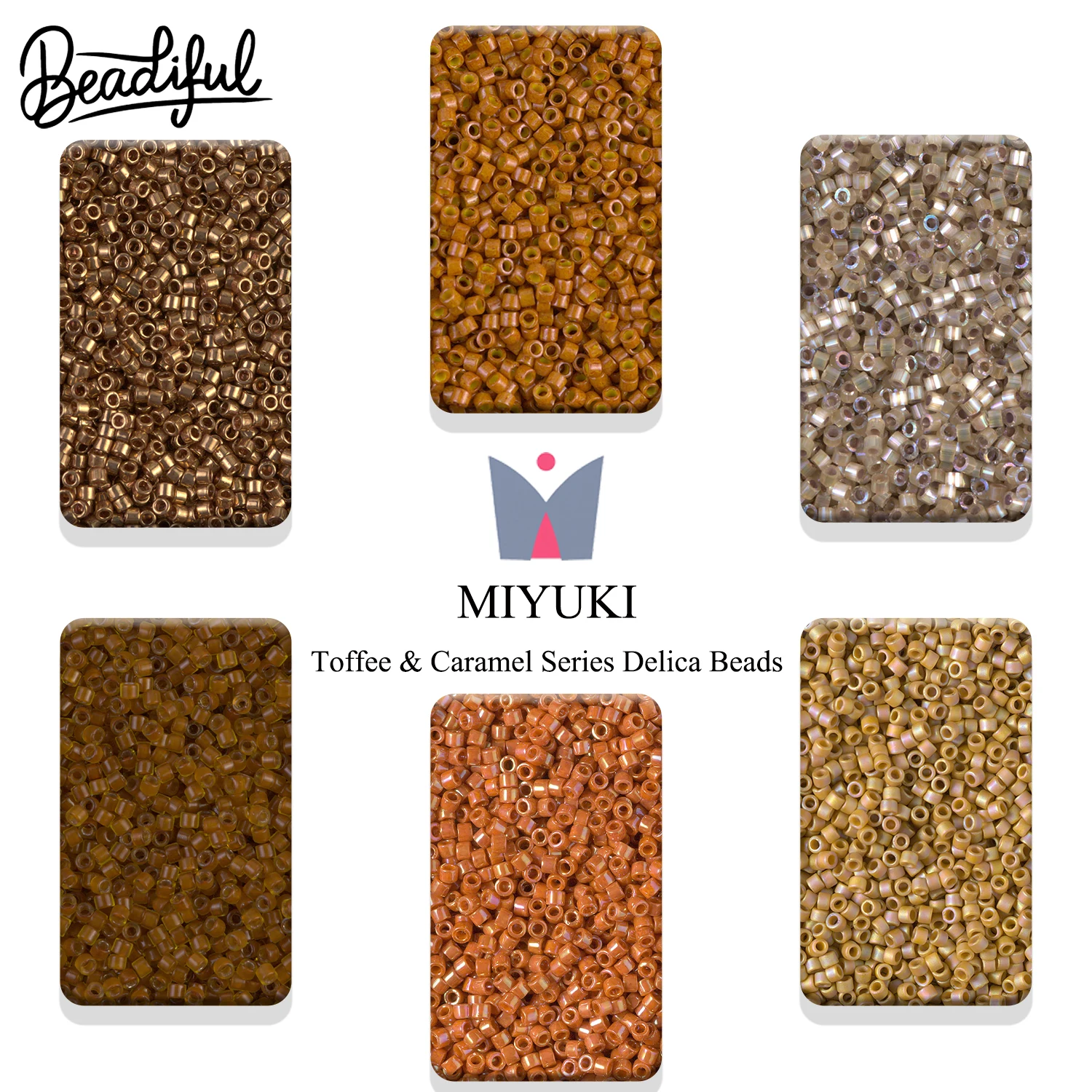 BEADIFUL 10g/2000pcs MIYUKI DELICA BEADS 11/0 - Toffee Caramel Series Japan Glass Seed Beads for DIY Jewelry Crafting
BEADIFUL 10g/2000pcs MIYUKI DELICA BEADS 11/0 - Toffee Caramel Series Japan Glass Seed Beads for DIY Jewelry Crafting
