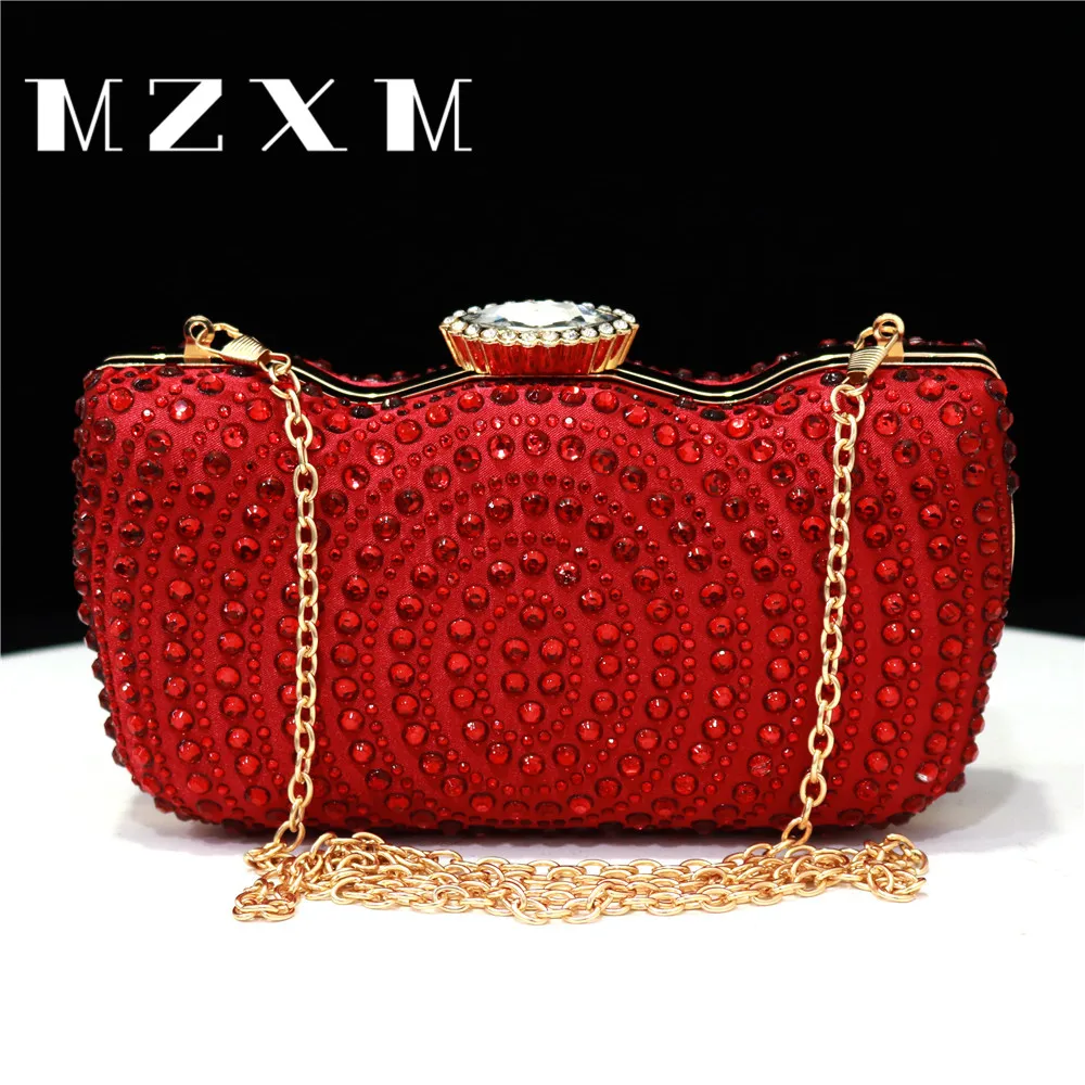 New Design Red Clutch Water Fashionable Evening Bag Party Diamond Metal Shoulder Chain Big Diamond Handle Handbag
New Design Red Clutch Water Fashionable Evening Bag Party Diamond Metal Shoulder Chain Big Diamond Handle Handbag