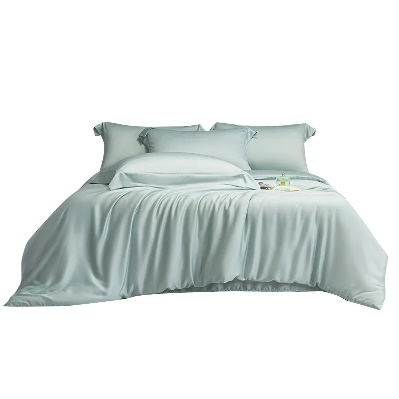 4PCS Light Luxury Class A Silk Smooth Naked Sleep Summer Sheets and Quilt Covers Sheet Type Ice Silk Bedding 200X230
4PCS Light Luxury Class A Silk Smooth Naked Sleep Summer Sheets and Quilt Covers Sheet Type Ice Silk Bedding 200X230