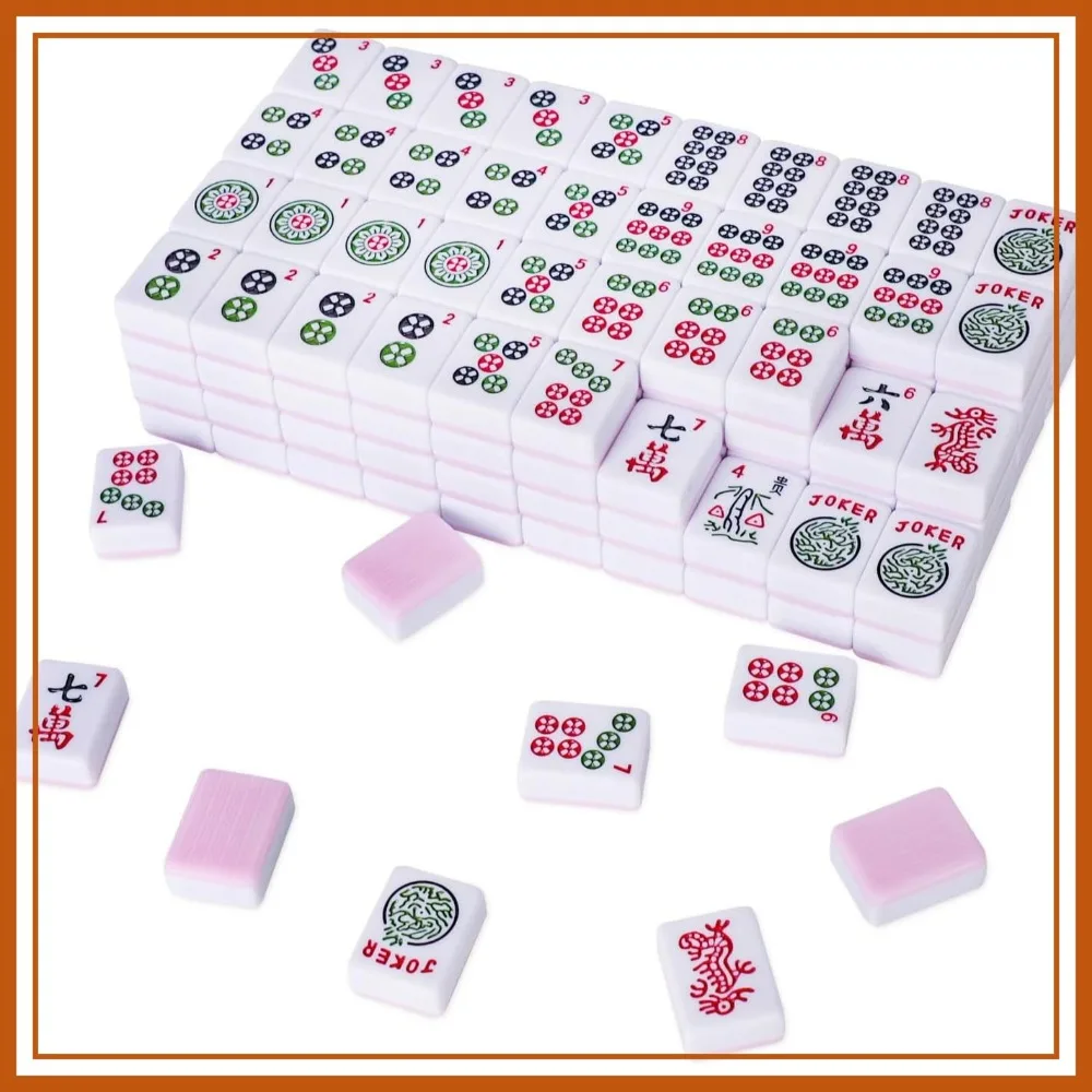 American Mahjong Tile Set with 166 Pink Back Tiles (1.2", Tiles Only), Mahjong Game Set
American Mahjong Tile Set with 166 Pink Back Tiles (1.2", Tiles Only), Mahjong Game Set