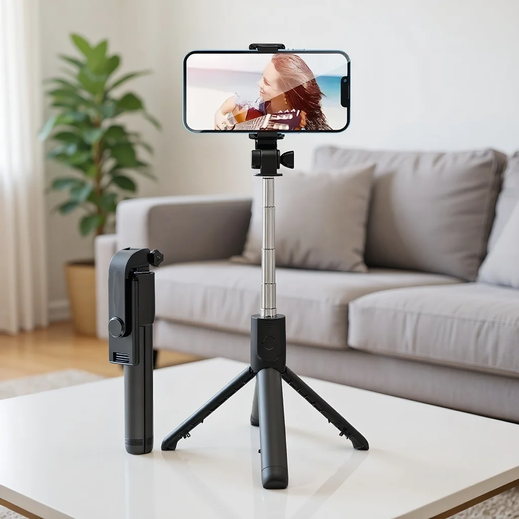 Беспроводная Bluetooth-палка для селфи: штатив с заполняющей подсветкой и дистанционным затвором для iPhone, Samsung, Xiaomi
Беспроводная Bluetooth-палка для селфи: штатив с заполняющей подсветкой и дистанционным затвором для iPhone, Samsung, Xiaomi