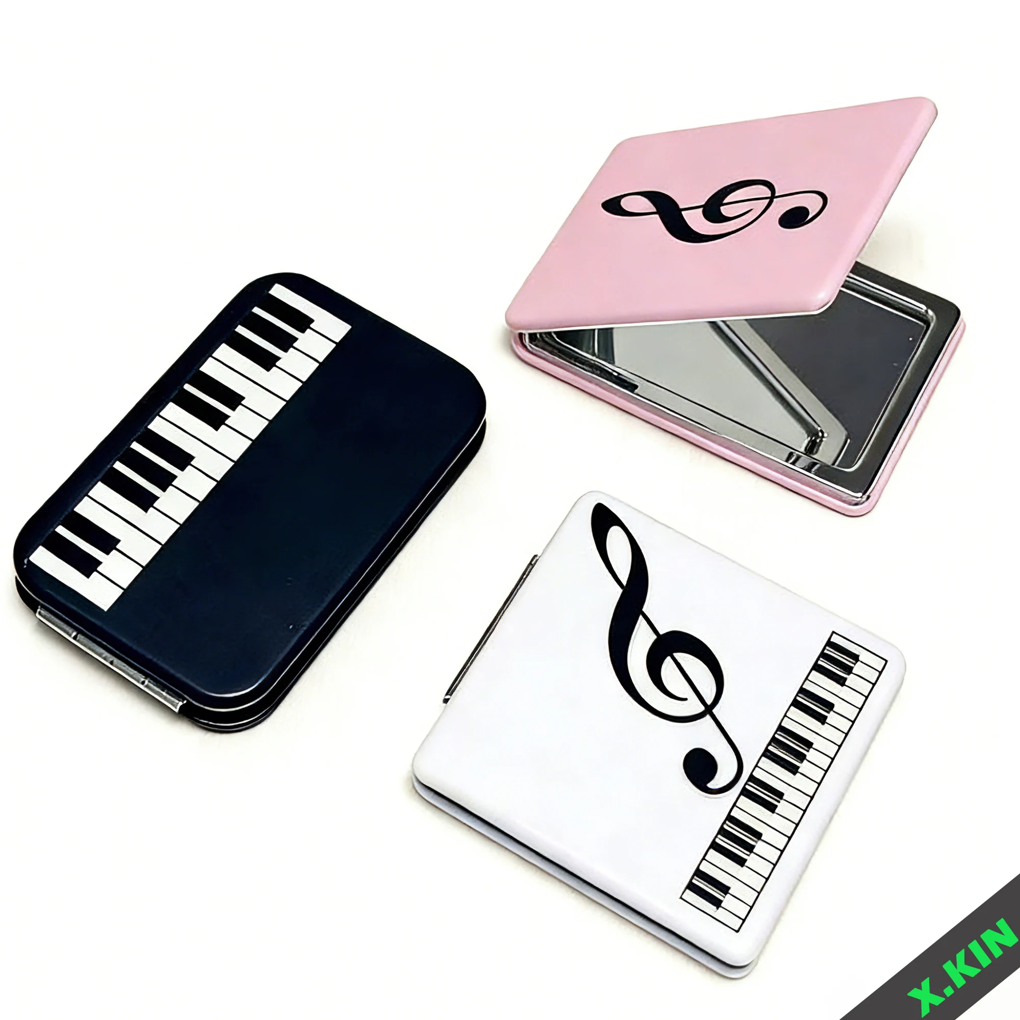 Портативное зеркало Music Note — конструкция скрипичного ключа и клавиш фортепиано, маленькое зеркало для макияжа для сумочки и путешествий
Портативное зеркало Music Note — конструкция скрипичного ключа и клавиш фортепиано, маленькое зеркало для макияжа для сумочки и путешествий