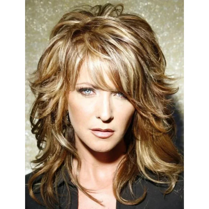 Real New Fashion Beautiful Womens Brown Mix Blond Wigs 16In
Real New Fashion Beautiful Womens Brown Mix Blond Wigs 16In