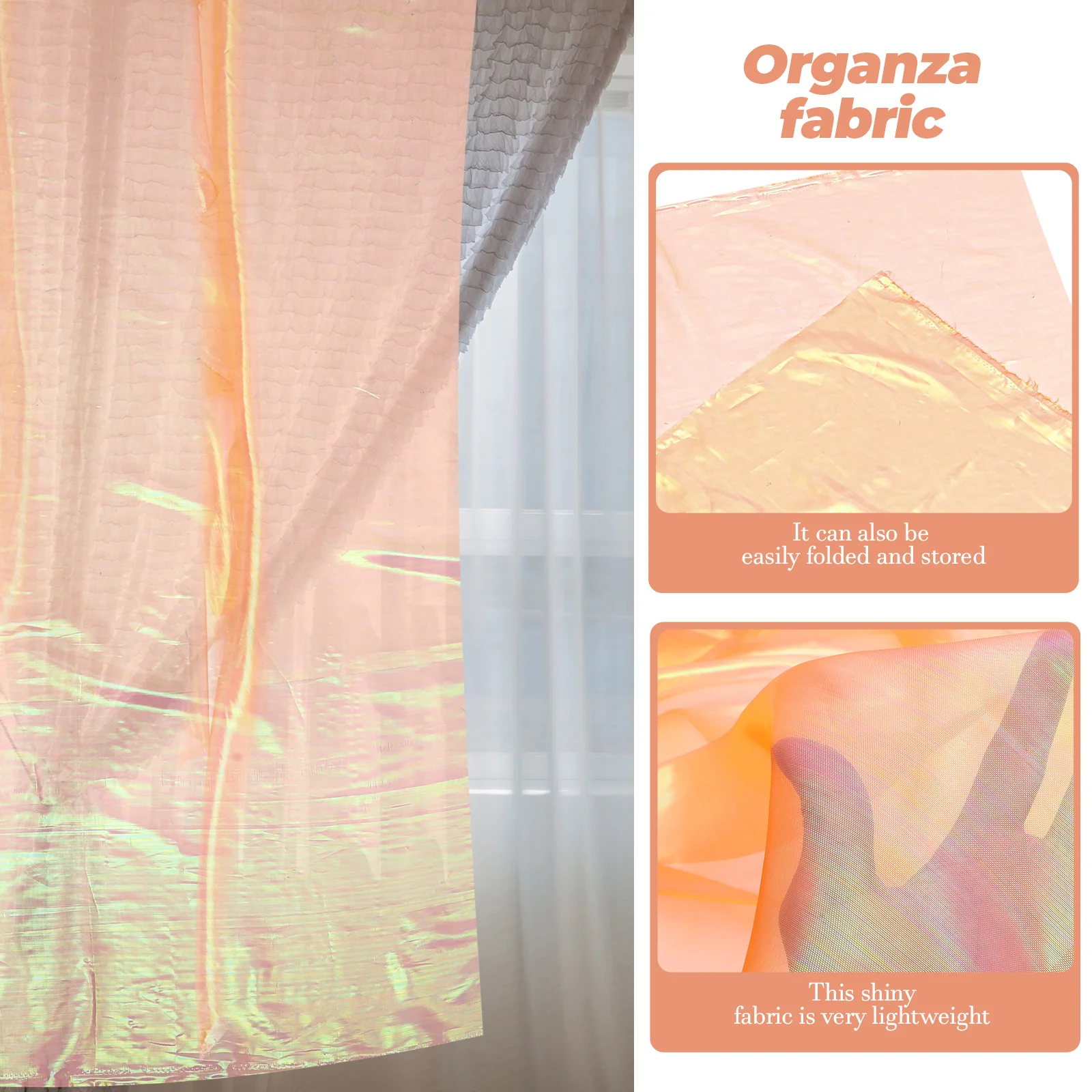 Wedding Decor Gradient Curtains Organza Fabric Sheer Decorative Gauze Decorations Bride
Wedding Decor Gradient Curtains Organza Fabric Sheer Decorative Gauze Decorations Bride