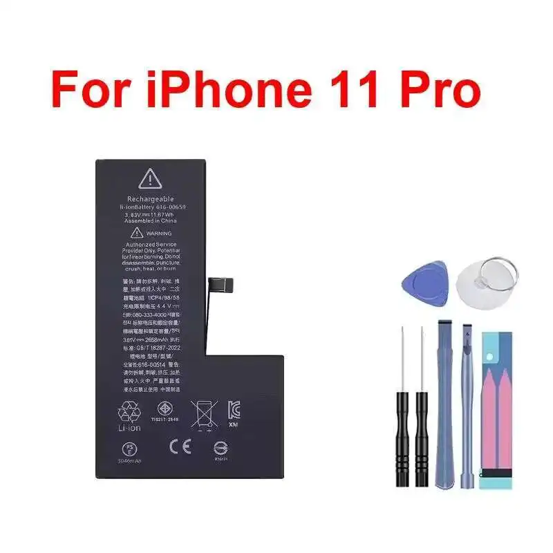 Аккумулятор мобильного телефона для Apple iPhone 11 Pro, новая высококачественная батарея
Аккумулятор мобильного телефона для Apple iPhone 11 Pro, новая высококачественная батарея