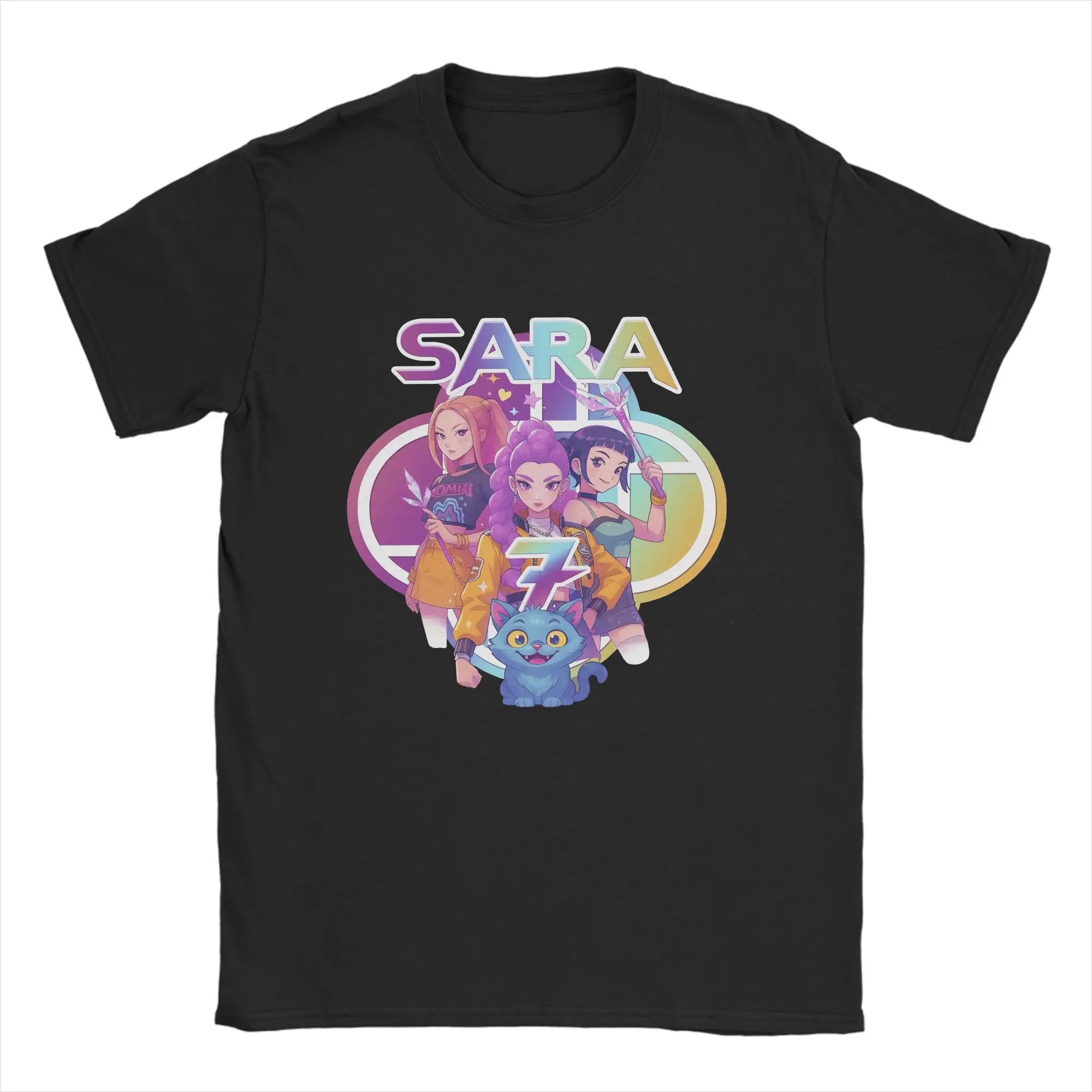 Huntrix Girls Star Rumi Zoey Mira Kpop Demon Hunters T Shirt Summer Harajuku T Shirts Men Cotton Breathable Oversize Clothing
Huntrix Girls Star Rumi Zoey Mira Kpop Demon Hunters T Shirt Summer Harajuku T Shirts Men Cotton Breathable Oversize Clothing