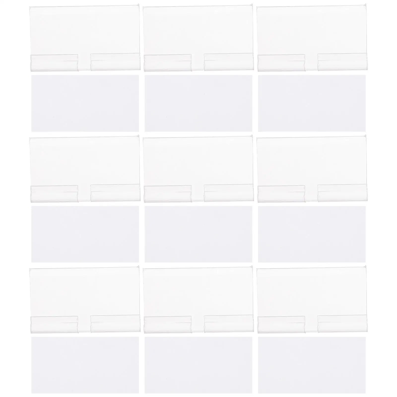PVC Transparent Label Holders for Shelves Wire Rack Tags Clip on Storage Basket Bin Labels for Kitchen Racks Supermarkets
PVC Transparent Label Holders for Shelves Wire Rack Tags Clip on Storage Basket Bin Labels for Kitchen Racks Supermarkets