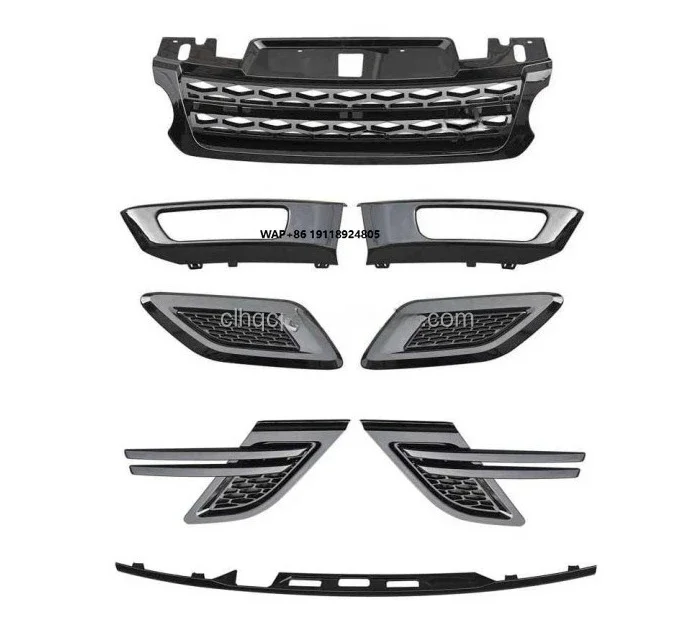For RR Sport 2014-2017 Front Grille Tail Molding Side Parts Gloss Black Kit Body Kit
For RR Sport 2014-2017 Front Grille Tail Molding Side Parts Gloss Black Kit Body Kit