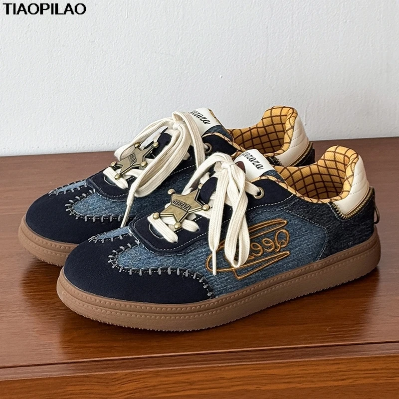 Весенне-осенние повседневные спортивные женские кроссовки, нишевые дизайнерские высококачественные мужские кроссовки ручной работы для пар, обувь унисекс
Весенне-осенние повседневные спортивные женские кроссовки, нишевые дизайнерские высококачественные мужские кроссовки ручной работы для пар, обувь унисекс