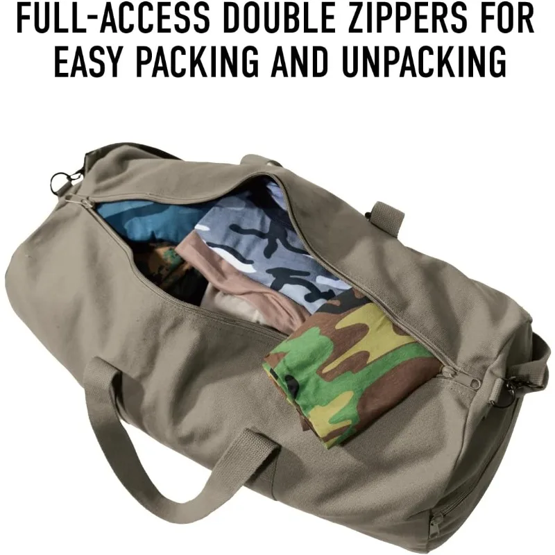 Heavy-Duty Canvas Shoulder Duffle Bag - Rugged Travel Gym Gear Equipment Bag Portable hand - carried travel bags, hand
Heavy-Duty Canvas Shoulder Duffle Bag - Rugged Travel Gym Gear Equipment Bag Portable hand - carried travel bags, hand
