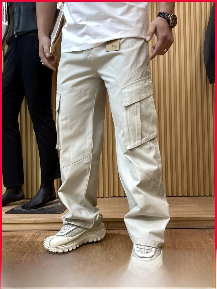 100% Cotton Workwear Casual Pants Men's Straight Leg Multi-Pocket Washed Khaki Spring Fashion Urban Style Breathable Comfortable
100% Cotton Workwear Casual Pants Men's Straight Leg Multi-Pocket Washed Khaki Spring Fashion Urban Style Breathable Comfortable