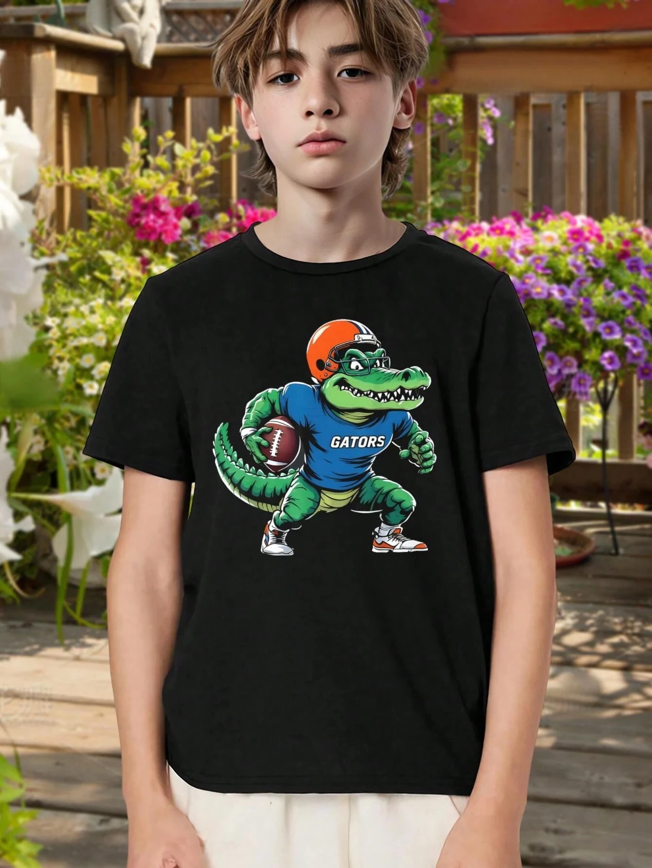 Cartoon Fashion Funny Gator Cartoon Tee Design kids Printed T-Shirt Tee Summer Girl Boy Shirt Casual Tops Crewneck Clothing
Cartoon Fashion Funny Gator Cartoon Tee Design kids Printed T-Shirt Tee Summer Girl Boy Shirt Casual Tops Crewneck Clothing