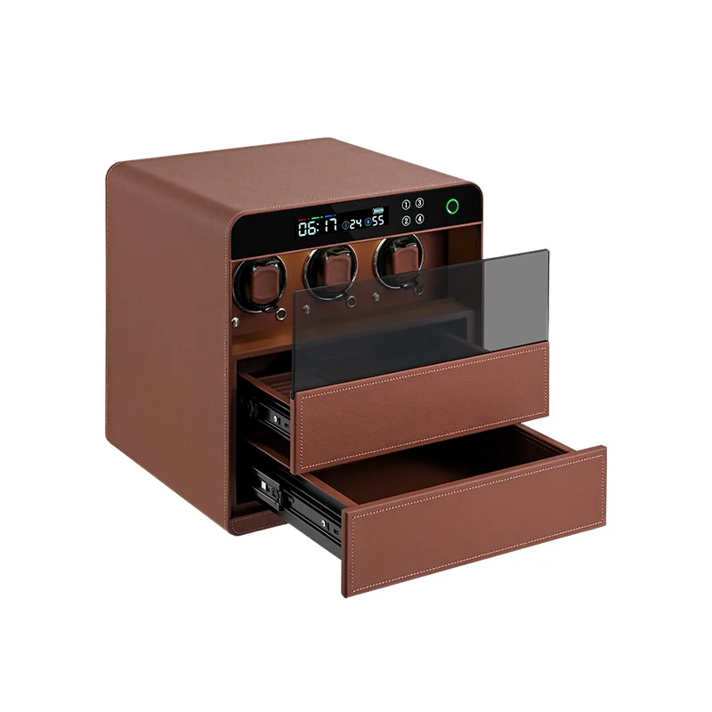 Интеллектуальный сейф-часовница на заказ с защитой от кражи, 3 слота для часов, с выдвижными ящиками и замком по отпечатку пальца
Интеллектуальный сейф-часовница на заказ с защитой от кражи, 3 слота для часов, с выдвижными ящиками и замком по отпечатку пальца