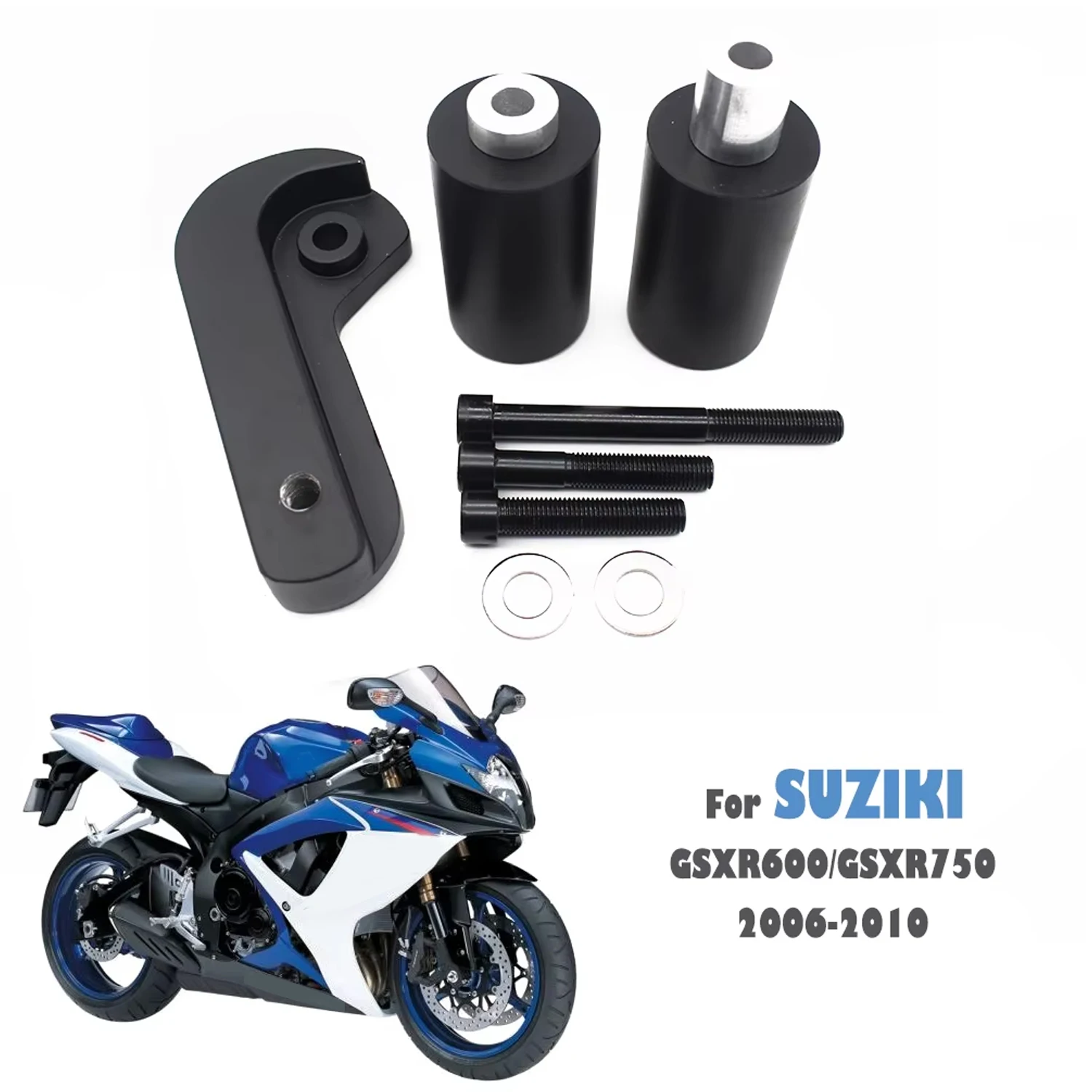 Pokhaomin Motorcycle Crash Falling Protection No Cut Frame Sliders For SUZUKI GSXR600 GSXR750 GSXR 600 750 2006-2010
Pokhaomin Motorcycle Crash Falling Protection No Cut Frame Sliders For SUZUKI GSXR600 GSXR750 GSXR 600 750 2006-2010