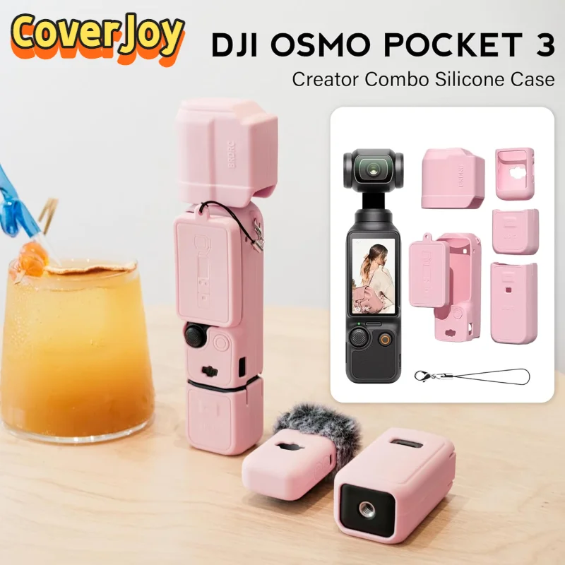 Силиконовый чехол CoverJoy для DJI Pocket 3, защитный чехол от царапин для всего тела с крышкой объектива, мягкая ручка
Силиконовый чехол CoverJoy для DJI Pocket 3, защитный чехол от царапин для всего тела с крышкой объектива, мягкая ручка