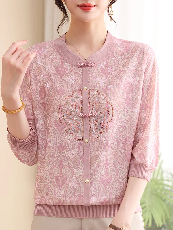New 2026 Chinese Style Mommy Clothes Youthful Fashionable Summer Top for Middle-Aged And Elderly Women 40-50 Years Old Nation...
New 2026 Chinese Style Mommy Clothes Youthful Fashionable Summer Top for Middle-Aged And Elderly Women 40-50 Years Old Nation...