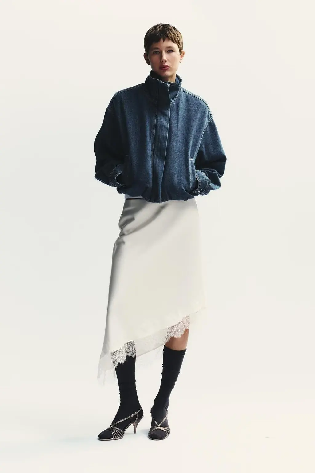 Модный повседневный женский джинсовый джинсовый тюнер с воротником-стойкой све, свободный крой, Новое поступление, осень 2021, цвет на молнии
Модный повседневный женский джинсовый джинсовый тюнер с воротником-стойкой све, свободный крой, Новое поступление, осень 2021, цвет на молнии