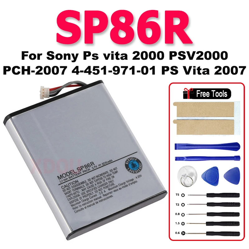 Brand-New PSV2000 SP86R 2210mAh New Battery For Sony PS Vita Vita2000 V 2xxx 2000 Pch-2007 4-451-971-01 2007 Batteries
Brand-New PSV2000 SP86R 2210mAh New Battery For Sony PS Vita Vita2000 V 2xxx 2000 Pch-2007 4-451-971-01 2007 Batteries