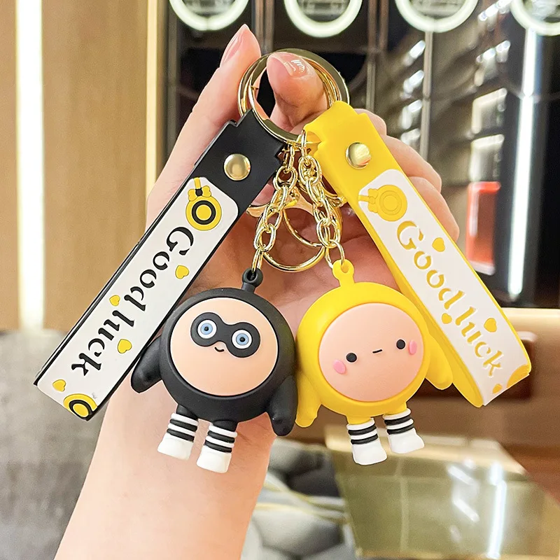 Eggy Party Q Version Small Yellow Small Black Three Color Salted Egg Pvc Keychain Backpack Zipper Decoration Desktop Decoration
Eggy Party Q Version Small Yellow Small Black Three Color Salted Egg Pvc Keychain Backpack Zipper Decoration Desktop Decoration