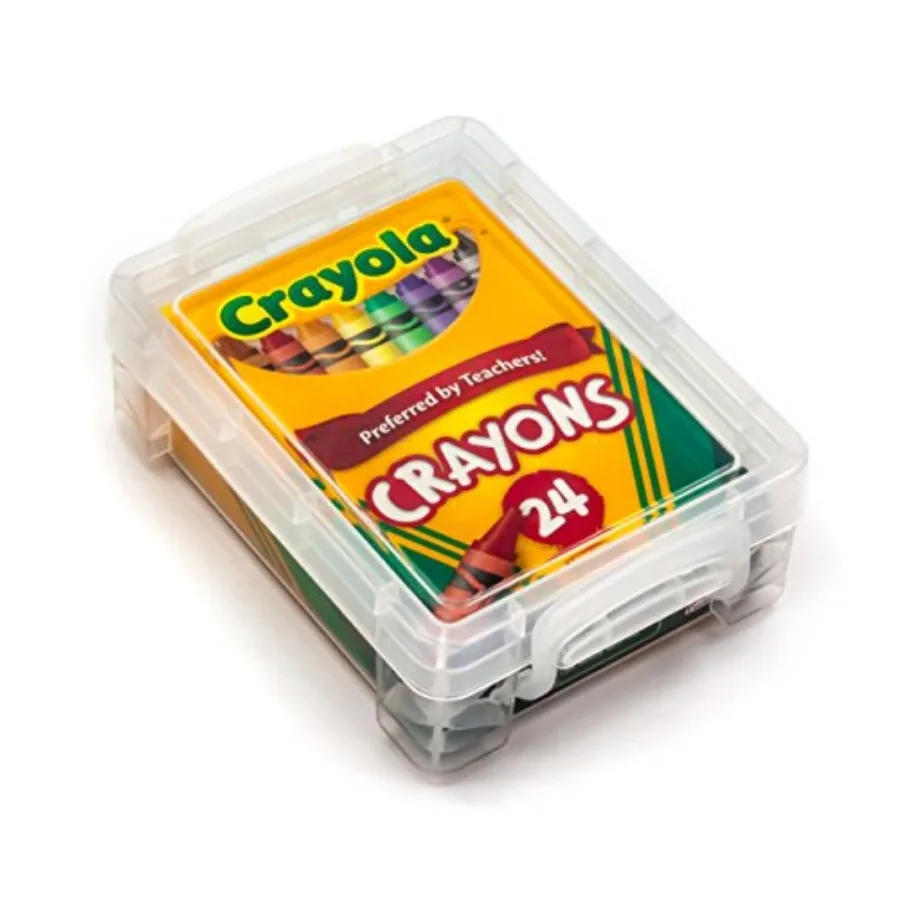 Crayola Crayons 24 Count with Clear Super Stacker Plastic Crayon Box Bundle
Crayola Crayons 24 Count with Clear Super Stacker Plastic Crayon Box Bundle
