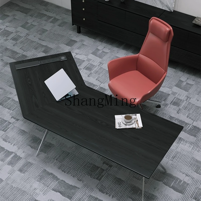 SM premium stainless steel office computer desk simple modern office solid wood desk
SM premium stainless steel office computer desk simple modern office solid wood desk