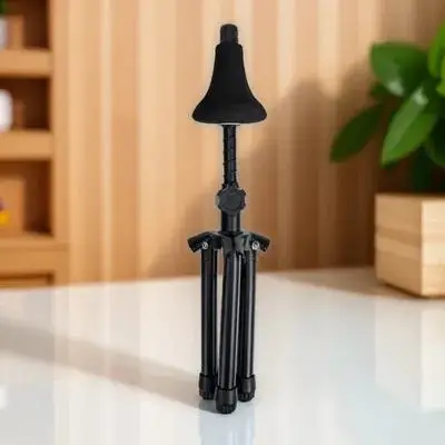 Trumpet Stand Small Instrument Rack Foldable Tripod Base With Sponge Pads For Scratch Proof Storage Display Iron Holder 
Trumpet Stand Small Instrument Rack Foldable Tripod Base With Sponge Pads For Scratch Proof Storage Display Iron Holder