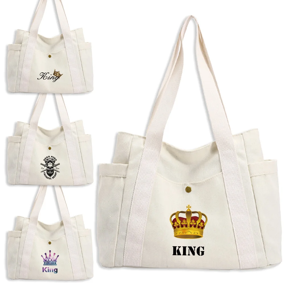 New Shoulder Tote King Print with Multi Pocket Layout and Soft Fabric Keeps Your Essentials Neatly Organized Throughout The Day
New Shoulder Tote King Print with Multi Pocket Layout and Soft Fabric Keeps Your Essentials Neatly Organized Throughout The Day