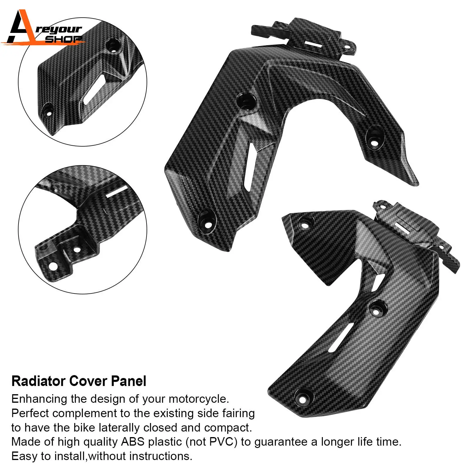 Areyourshop ABS Plastic Side Radiator Cover Panel Fairing Cowl For Kawasaki Z650 2017 2018 2019 Motrocycle Parts
Areyourshop ABS Plastic Side Radiator Cover Panel Fairing Cowl For Kawasaki Z650 2017 2018 2019 Motrocycle Parts