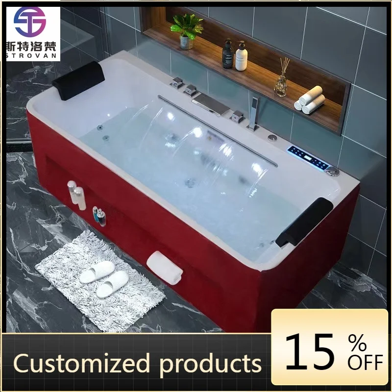 ZXHK Rectangular Bathroom Acrylic Soaking Soild Surface Spa Bathtub Freestanding Indoor Waterfall whirlpool Massage Tub
ZXHK Rectangular Bathroom Acrylic Soaking Soild Surface Spa Bathtub Freestanding Indoor Waterfall whirlpool Massage Tub