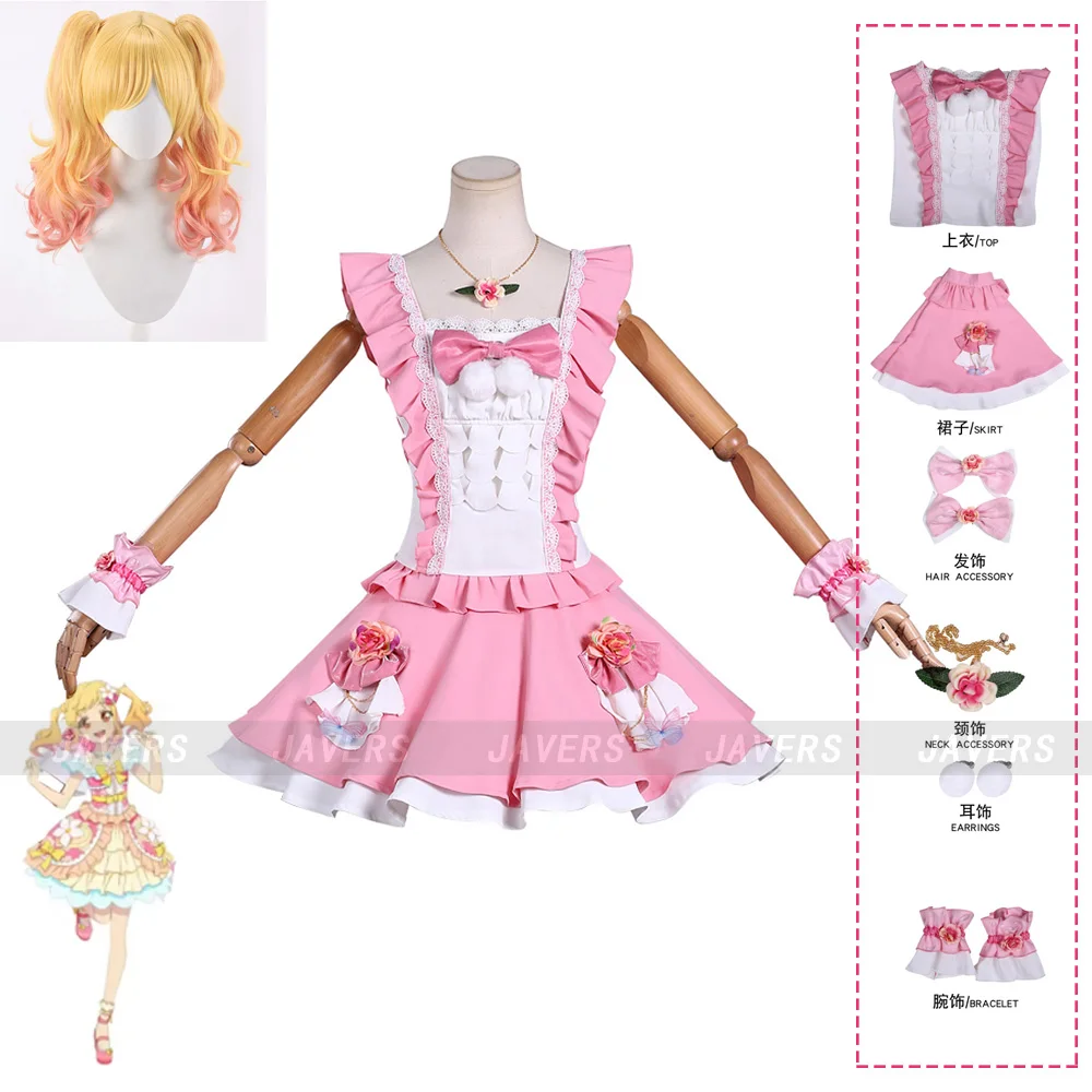 Anime Aikatsu Idol Activity Nijino Yume Cosplay Costume Elf Pink Princess Dress Maid Skirt Uniform Woman Cute Carnival Suit
Anime Aikatsu Idol Activity Nijino Yume Cosplay Costume Elf Pink Princess Dress Maid Skirt Uniform Woman Cute Carnival Suit