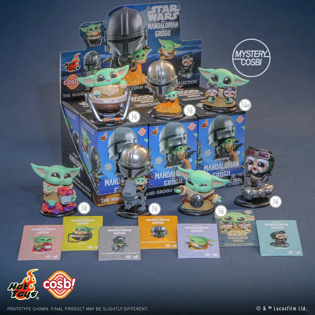 Коллекционная фигурка Hot Toys Star Wars Grogu Bobble Head Mystery Cosbi в закрытой коробке, украшение для рабочего стола, для взрослых коллекционеров
Коллекционная фигурка Hot Toys Star Wars Grogu Bobble Head Mystery Cosbi в закрытой коробке, украшение для рабочего стола, для взрослых коллекционеров