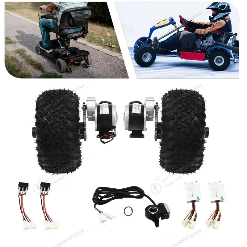 24V/250W 36V/350W Electric Scooter Conversion Kit 10" Dual Wheels Brush Gear Motor Drive Air Wheel w/Reverse Gear+Thumb Throttle
24V/250W 36V/350W Electric Scooter Conversion Kit 10" Dual Wheels Brush Gear Motor Drive Air Wheel w/Reverse Gear+Thumb Throttle