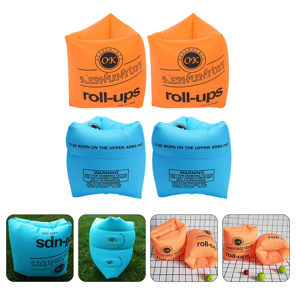 2 Pairs Arm Swim Ring Inflatable Sleeves Bands Floating Rings Swimming Tube Armlets Universal Floats Supply Pvc Armbands
2 Pairs Arm Swim Ring Inflatable Sleeves Bands Floating Rings Swimming Tube Armlets Universal Floats Supply Pvc Armbands